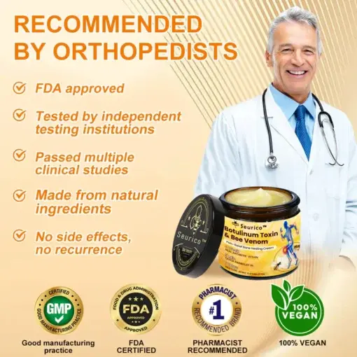 Seurico™ Botulinum Toxin & Bee Venom Pain-Relief Bone Healing Cream